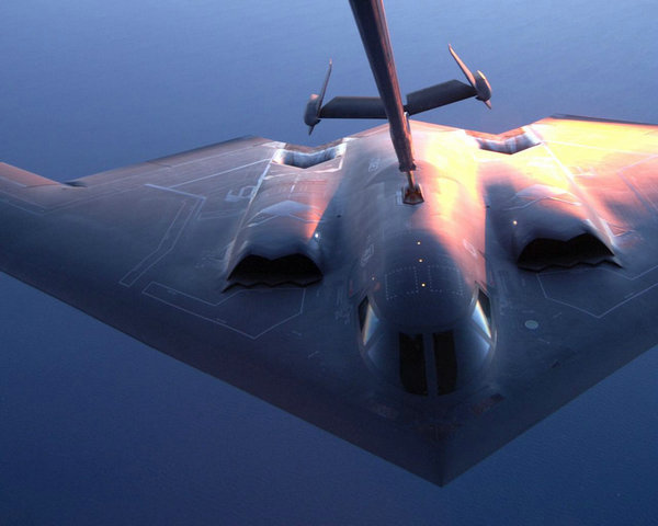 資料圖：美軍B-2轟炸機(jī)。